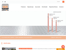 Tablet Screenshot of grupoarsa.com